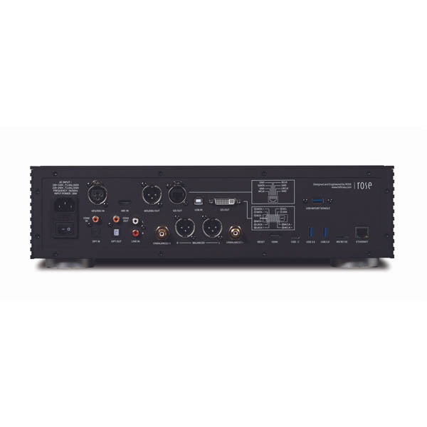 HIFIROSE RS150B REFERENCE HIFI NETWORK STREAMER - HiFiRose is a HiFi Media Player brand that offers media player: Integrated Amplifier, Network Streamer, CD Drive... Get the best deal at vinylsound.ca for HiFiRose Integrated Amplifier, HiFiRose Network Streamer, HiFiRose CD Drive...