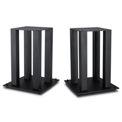 MOBILE FIDELITY SOURCEPOINT 10 BOOKSHELF SPEAKER STANDS | VINYL SOUND USA The top plate measures 10 x 10 (WD) inches and is 0.125 inches thick; the base plate measures 14 x 15 (WD) inches and is 0.375 inches thick. Sold in pairs. Each set comes with spikes, spike plates, and neoprene and felt pads.