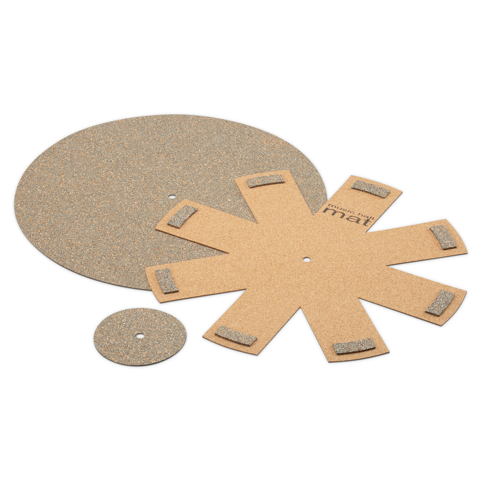 Product highlights: 3 layers of cork decouple and isolate your records Grips platter and lifts record above it Reduces vibration and acoustic feedback Improves stylus tracking and reduces record wear Cork material absorbs unwanted vibrations and releases energy Non-static and non-adhesive, safe for all platters and records Grips record better than felt, reducing slippage and errors