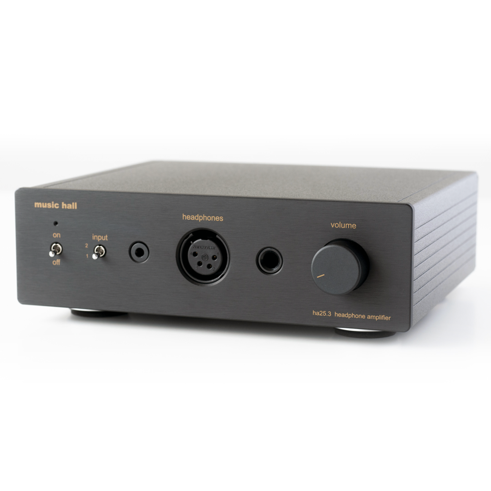 Product Highlights: Fully balanced headphone amplifier 2 x line-level inputs Tube pre-amp & solid-state amp hybrid design 2 x Philips JAN tubes, type 6112 3 x headphone outputs; 3.5 mm, ¼ in., and balanced XLR 2 x analog outputs; 1 pair RCA fixed, 1 pair RCA variable Differential tube input amplification stage Discrete output buffer High output power for the best sound experience