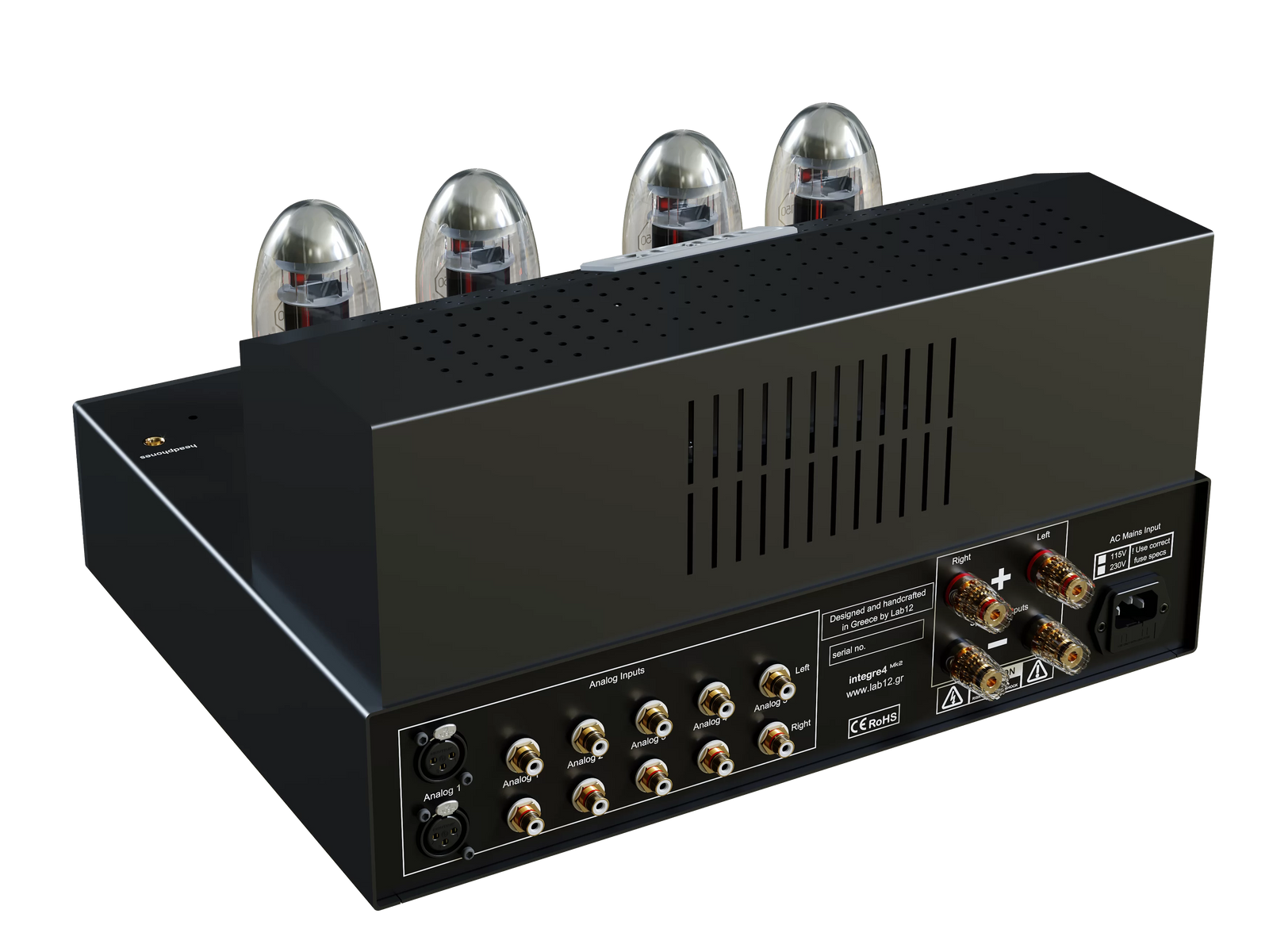 LAB12 Integre4 mk2 – toroid version 65 Watts x 2 Integrated Tube Amplifier