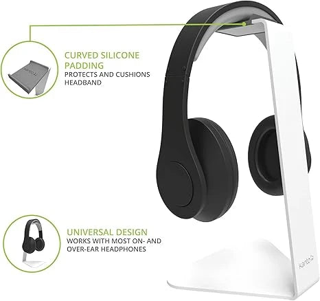 Kanto H1 Universal Headphone Stand with Curved Silicone Padding