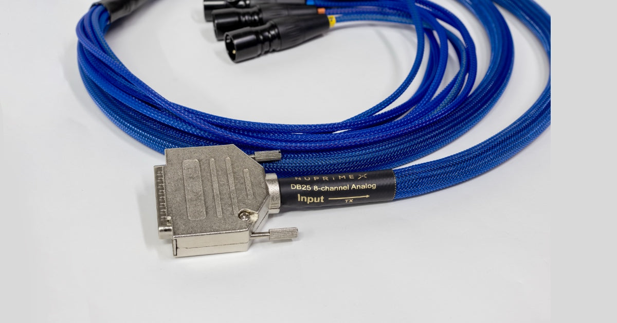 NuPrime ANA-Core DB25-XLR Analog Breakout Cable