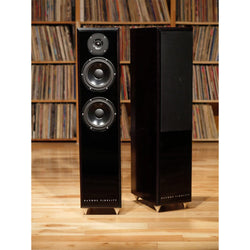 DEVORE FIDELITY GIBBON SUPER NINE SPEAKERS (PAIR) | VINYL SOUND USA A 2.5-way design incorporating the revolutionary .75-inch textile tweeter first debuted in the gibbon X and two long-throw 7-inch paper cone woofers in a compact but wide bandwidth, very high performance package. Frequency Response: 28Hz-30kHz Sensitivity: 91dB/W/M Impedance: 8 Ohms, 6 Ohms minimum