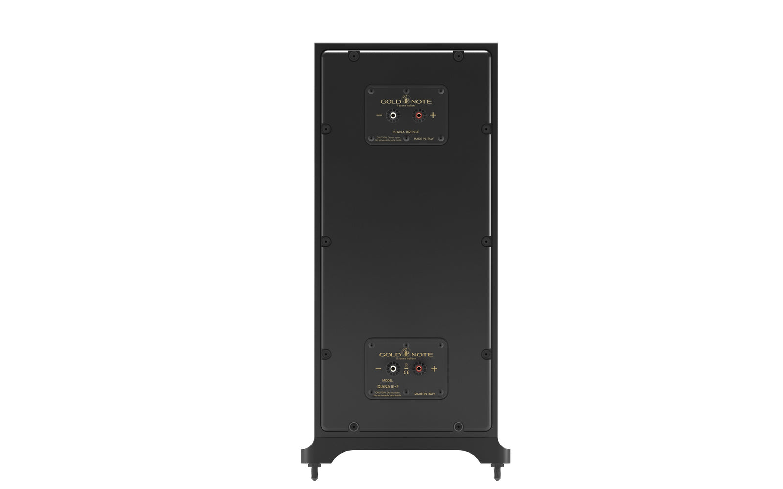 Gold Note Diana III-F Modular Floorstanding Speaker Extenders for Diana I & II Speakers (Matte Black, PAIR)