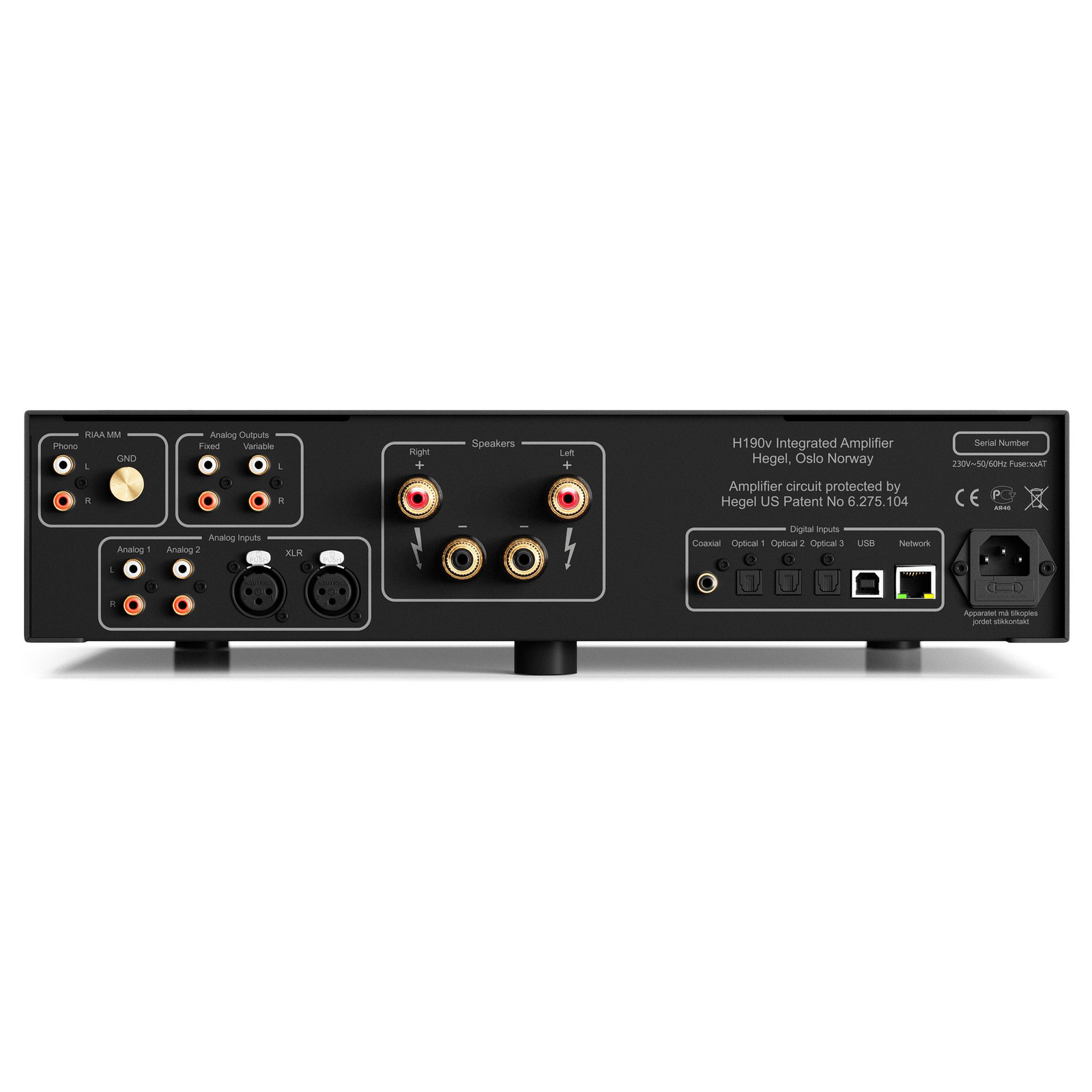 HEGEL H190v INTEGRATED AMPLIFIER AND STREAMER