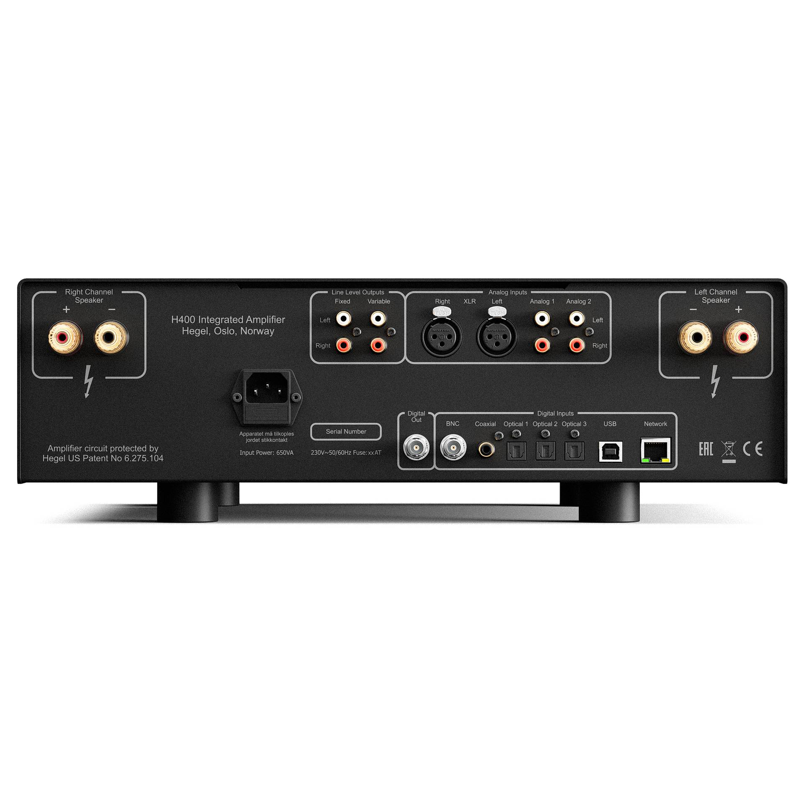 HEGEL H400 INTEGRATED AMPLIFIER AND STREAMER