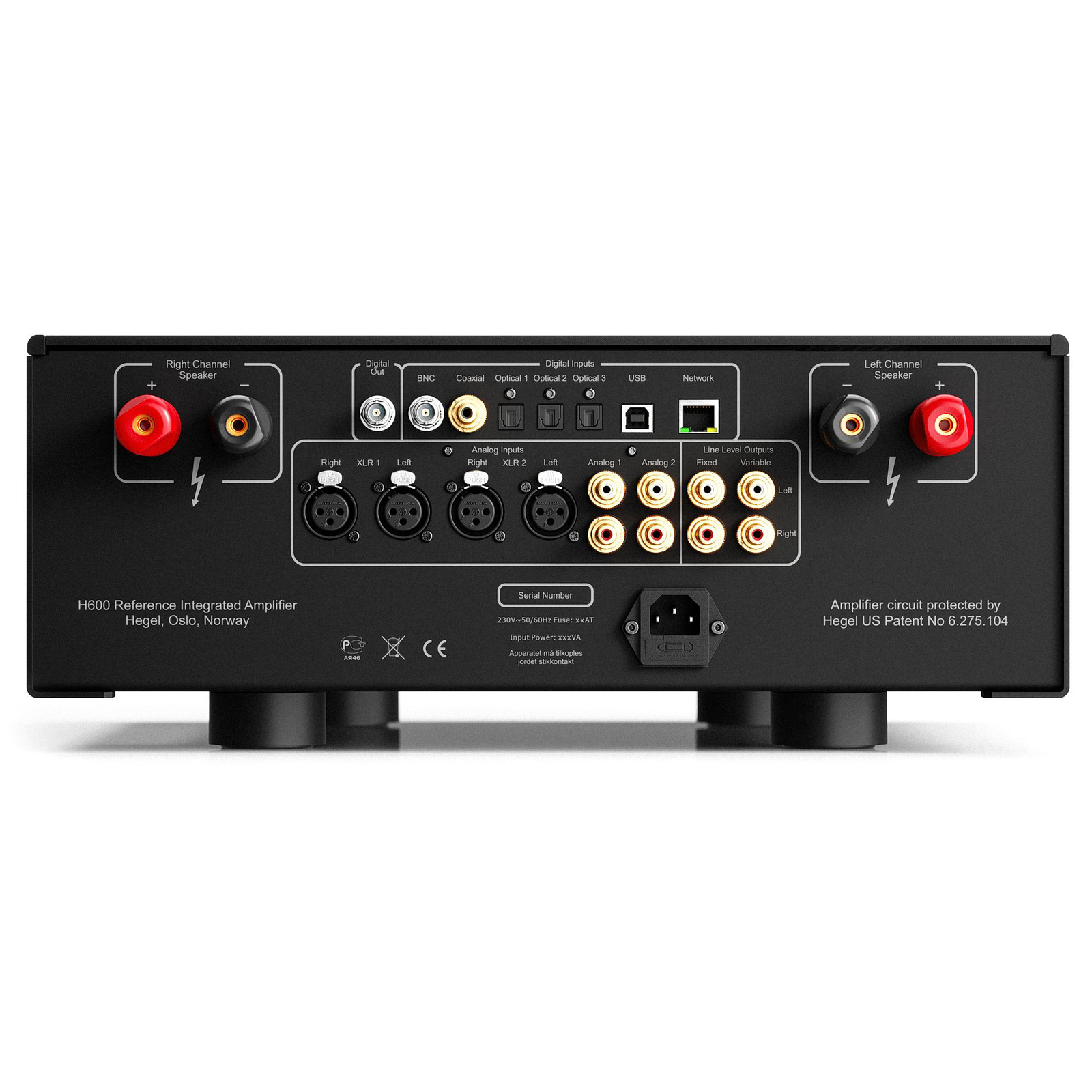 HEGEL H600 INTEGRATED AMPLIFIER AND STREAMER