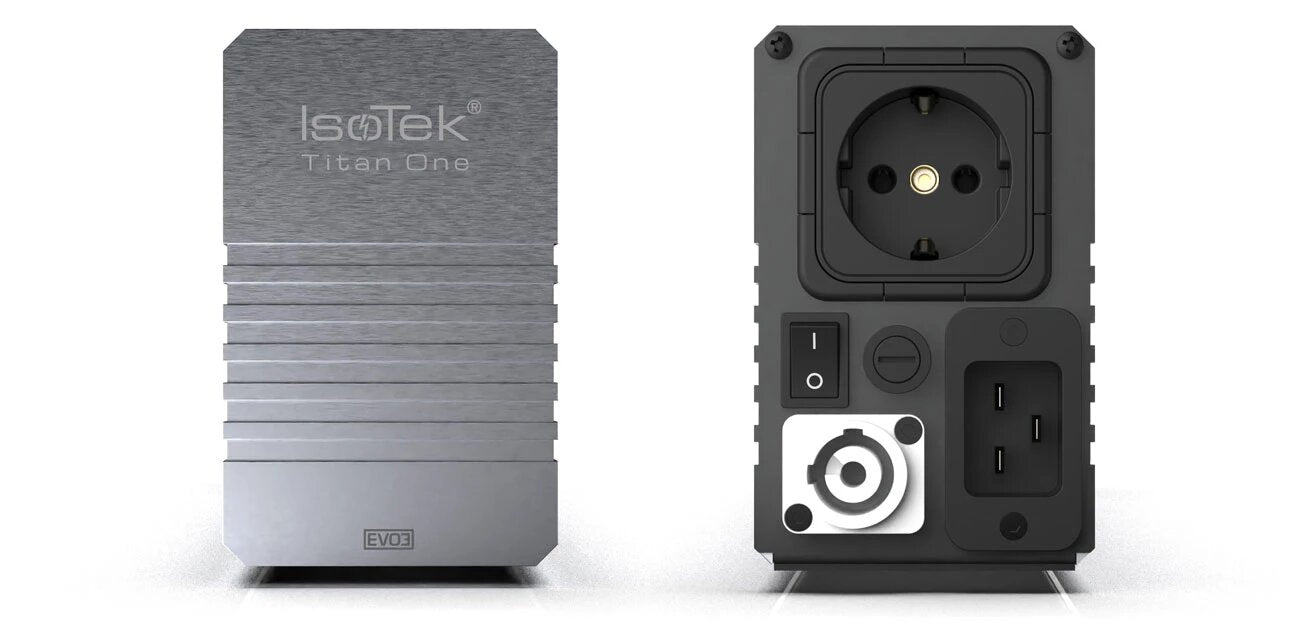 Get the best price on the Isotek EVO3 Titan One Power Conditioner at vinylsound.ca: IsoTek Power bar - IsoTek Power Cables - IsoTek Clean Power Conditioner - IsoTek V5 Polaris - IsoTek V5 Aquarius - IsoTek V5 Titan - IsoTek V5 Elektra - IsoTek V5 Gemini - IsoTek EVO3 Premier - IsoTek EVO3 Initium - IsoTek EVO3... 