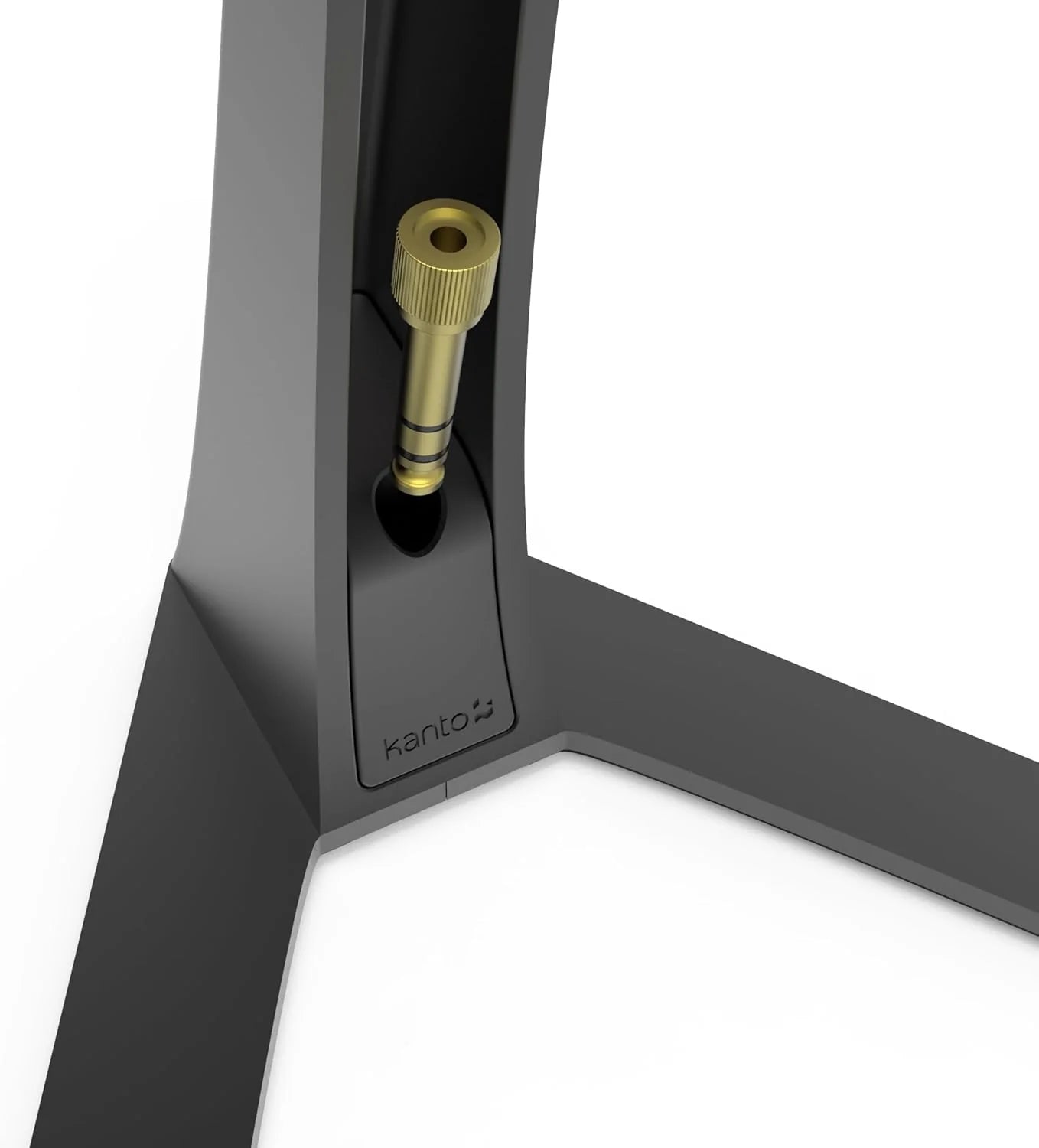 Kanto H3 Universal Desktop Headset Stand with Silicone Padding and Adapter Holder