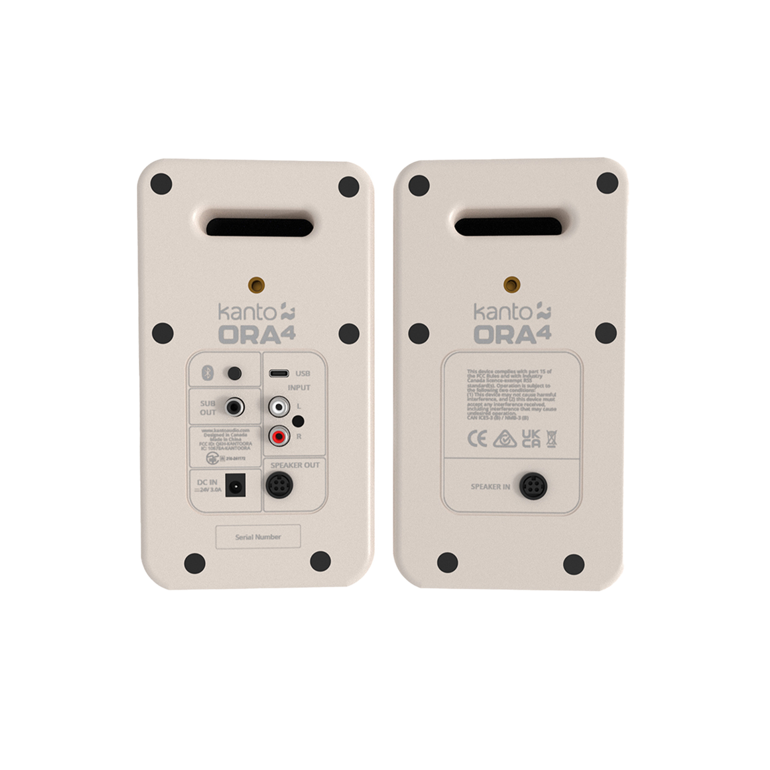 Kanto ORA4 140W Powered Reference Desktop Speakers with Bluetooth