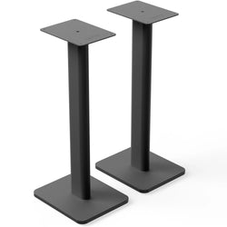 Kanto SPH Universal Height Adjustable Floor Speaker Stands for Bookshelf Speakers - Black (Pair)