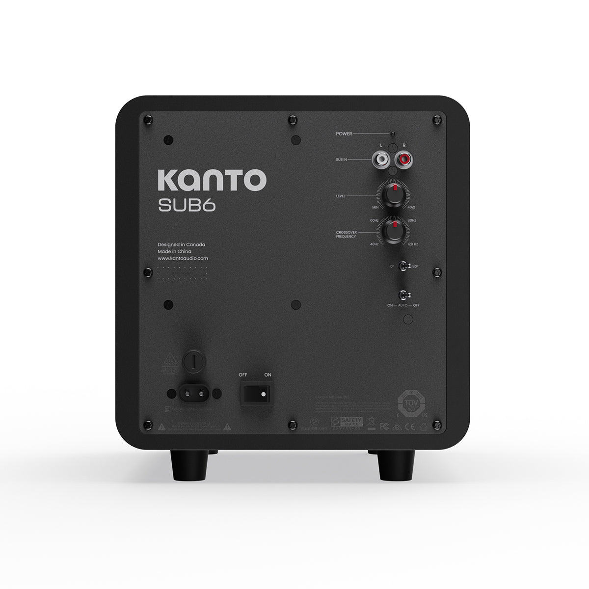 Kanto 6″ Sealed Powered Subwoofer