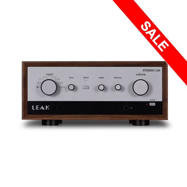 LEAK STEREO 130 INTEGRATED AMPLIFIER, WALNUT - ON SALE