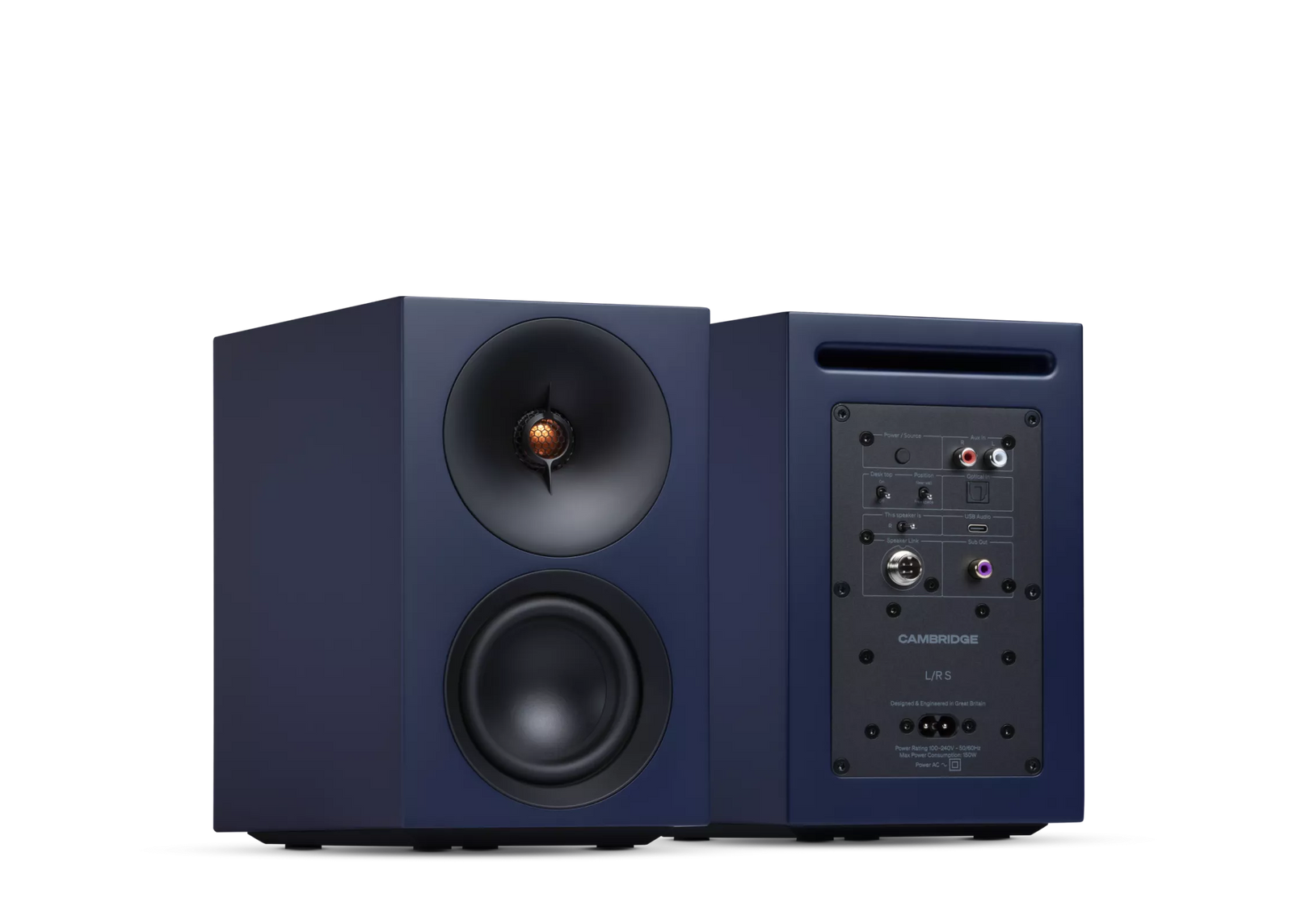 Cambridge Audio L/R S Active Desktop Speakers with Bluetooth (Pair)