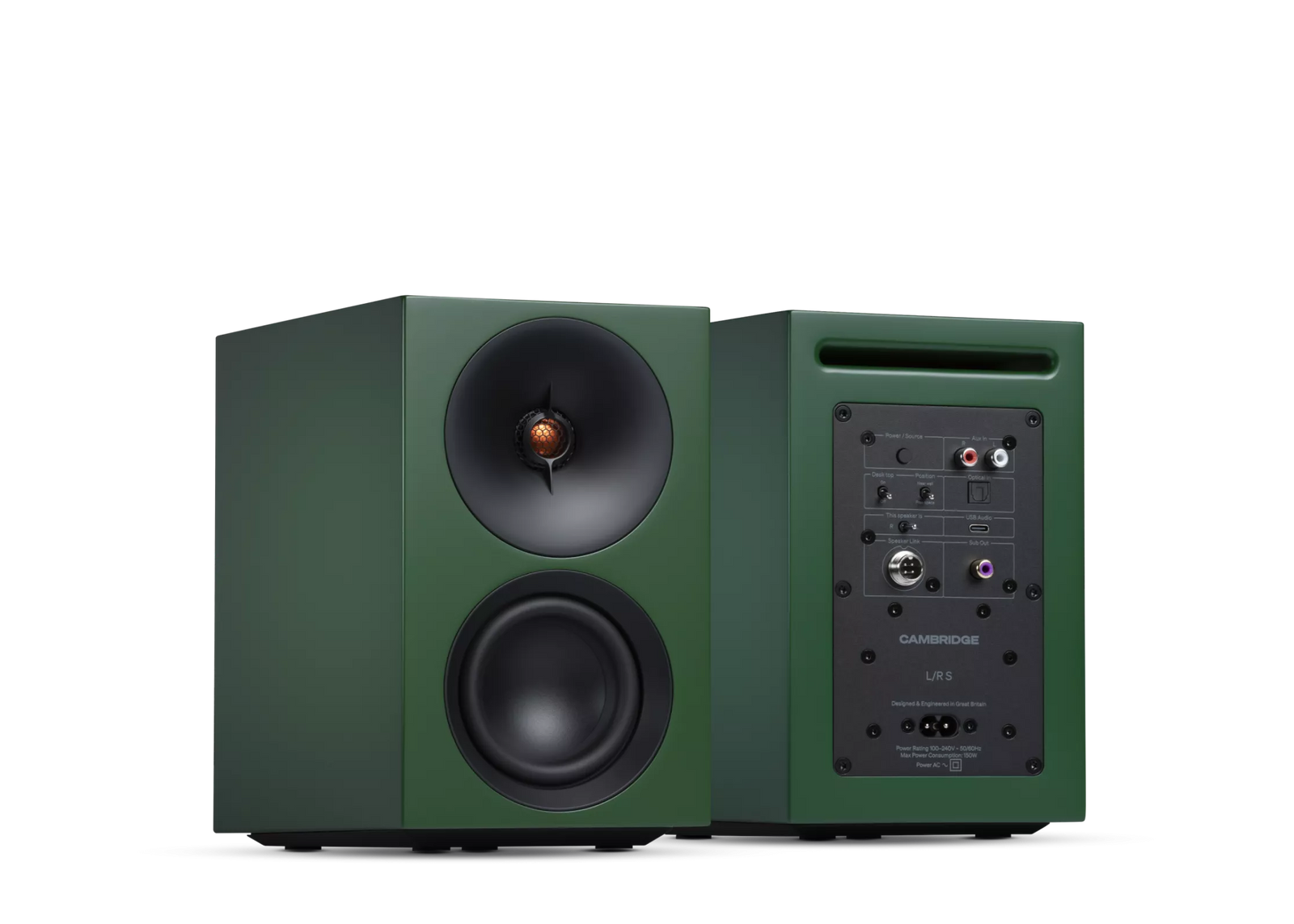 Cambridge Audio L/R S Active Desktop Speakers with Bluetooth (Pair)