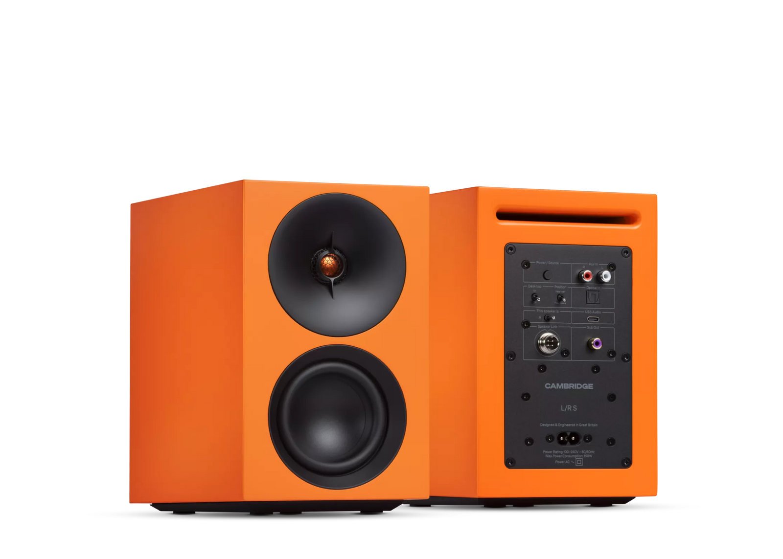 Cambridge Audio L/R S Active Desktop Speakers with Bluetooth (Pair)