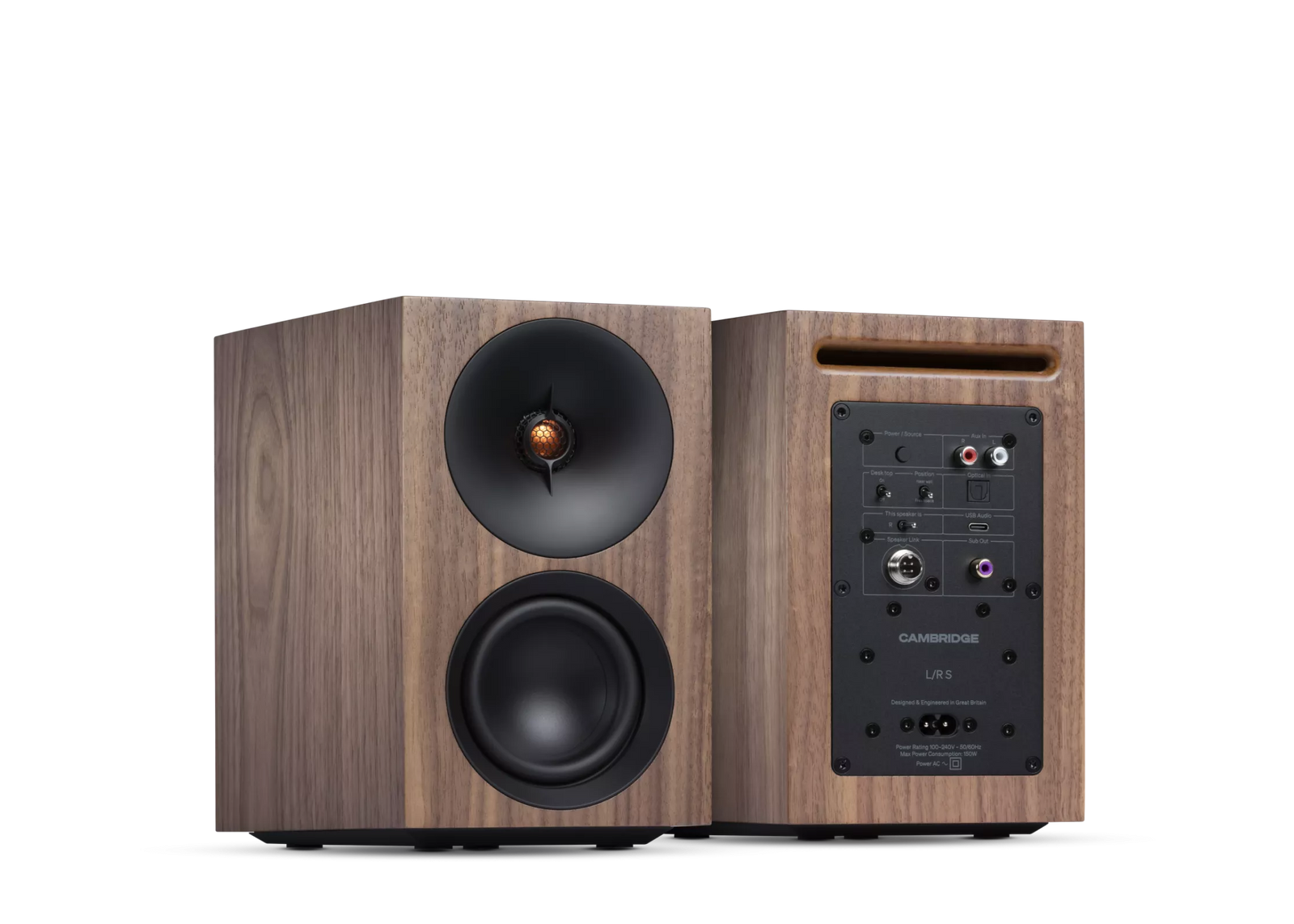 Cambridge Audio L/R S Active Desktop Speakers with Bluetooth (Pair)