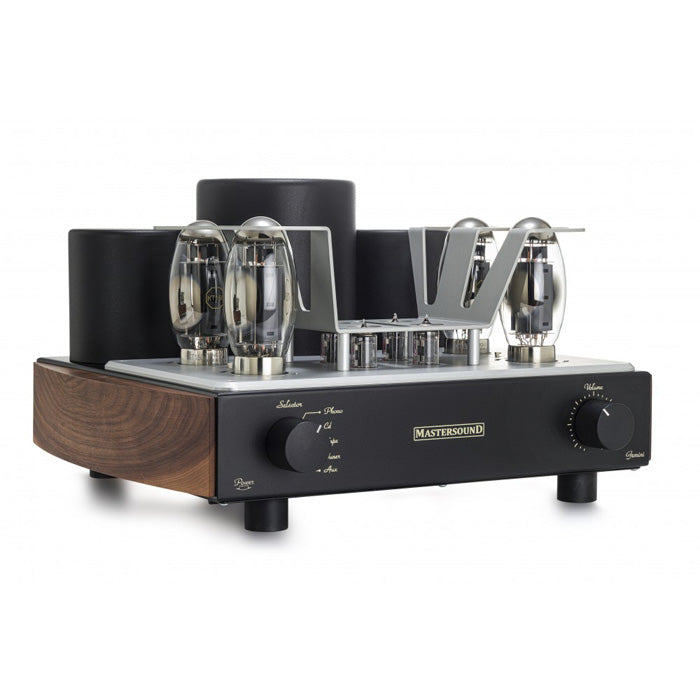 MASTERSOUND GEMINI INTEGRATED AMPLIFIER - MastersounD is an italian style in class A that produces amplifiers, Integrated Amplifiers, MonoBlocks Power Amplifiers and Tube Amplifiers and more... Get the Best deals on all MastersounD at Vinyl Sound