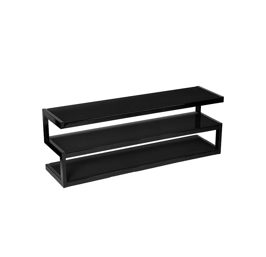 Norstone ESSE 140 AV Rack 55" Wide Black Satin