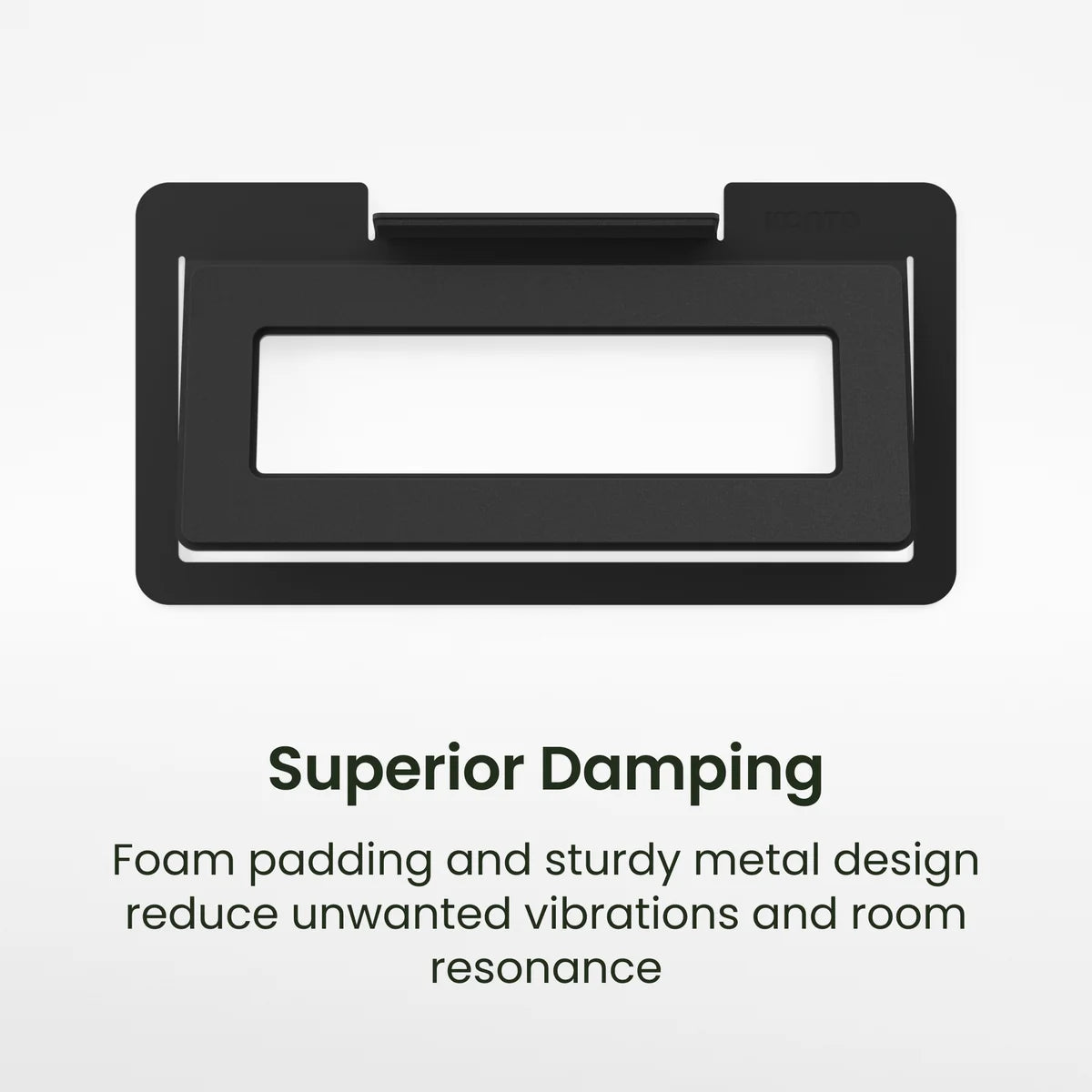 Kanto S12 Low-Profile Angled Center Channel and Sound Bar Stand