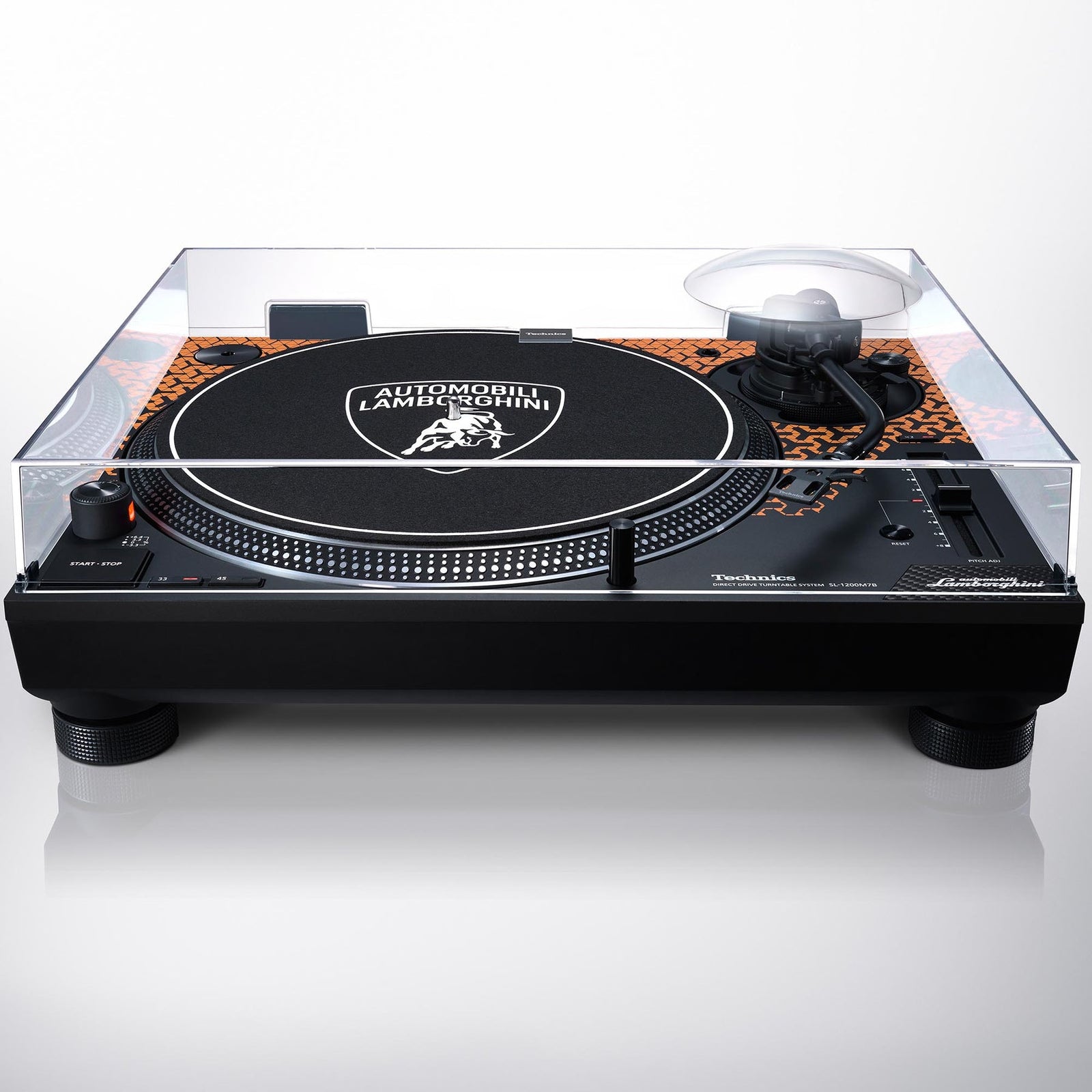 TECHNICS SL-1200M7B SPECIAL EDITION LAMBORGHINI DIRECT DRIVE TURNTABLE SYSTEM