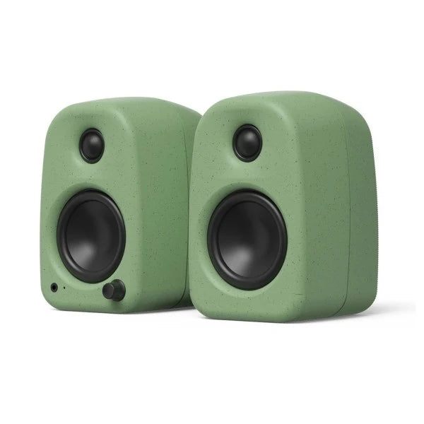 Kanto UKI 100W Desktop Speakers with Bluetooth, USB-C and Headphone Out - Pumice Grey (Pair)
