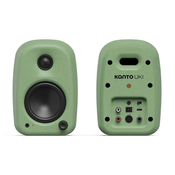 Kanto UKI 100W Desktop Speakers with Bluetooth, USB-C and Headphone Out - Pumice Grey (Pair)