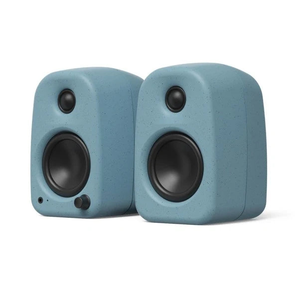 Kanto UKI 100W Desktop Speakers with Bluetooth, USB-C and Headphone Out - Pumice Grey (Pair)