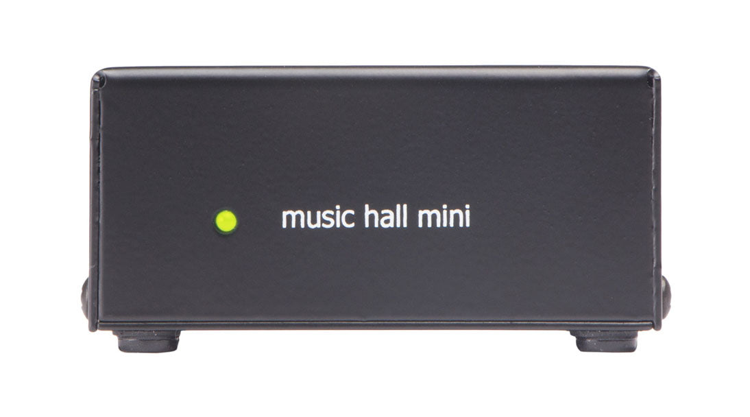 The music hall mini is a solid state moving magnet phono preamp for use with moving magnet and high output moving coil cartridges. RIAA compliant The mini is designed to amplify an RIAA equalized phono signal to a high level signal. Made in usa The music hall mini is cheap, cheerful, and built in the USA.—RIAA equalization +/- 1.5 dB