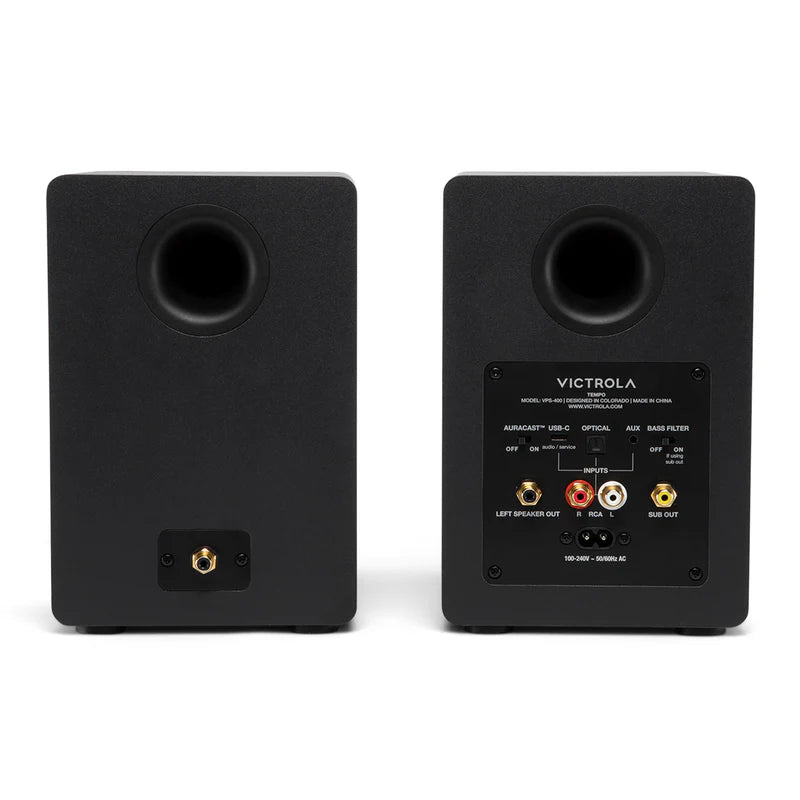 Victrola Tempo Bluetooth Bookshelf Speakers (Pair)