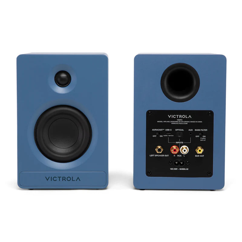 Victrola Tempo Bluetooth Bookshelf Speakers (Pair)