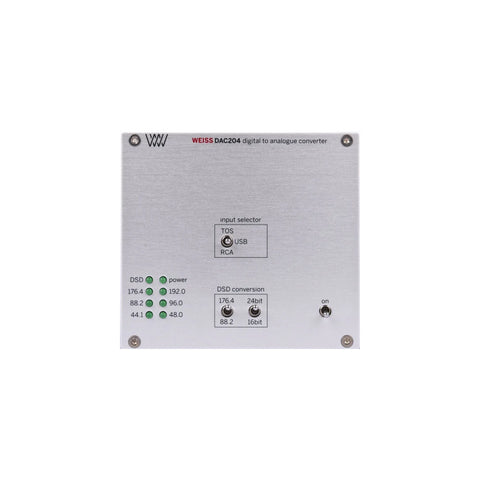 WEISS DAC 501 HALF WIDTH DAC WITH DSP AND 1/4 HEADPHONE