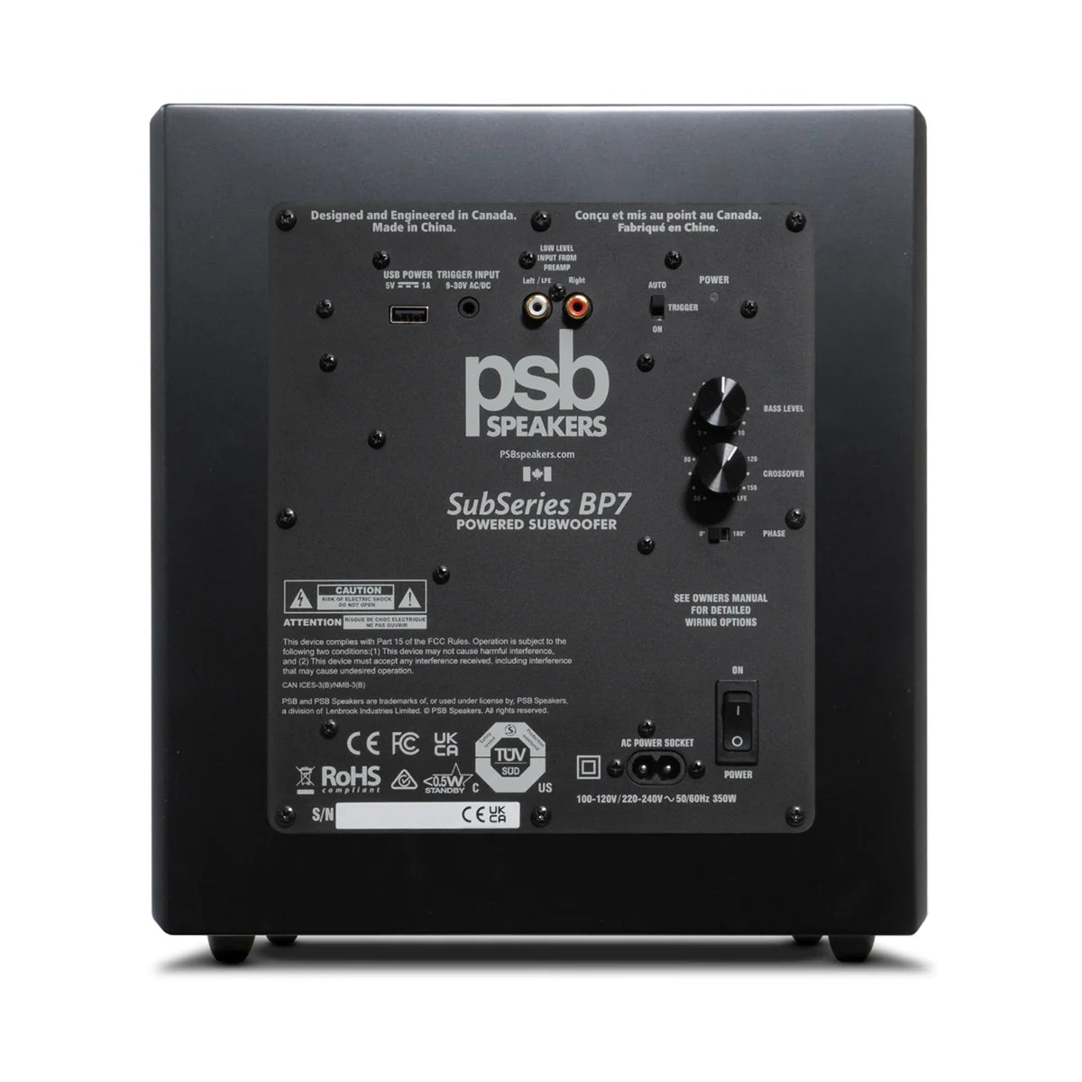 PSB SubSeries BP7 Subwoofer