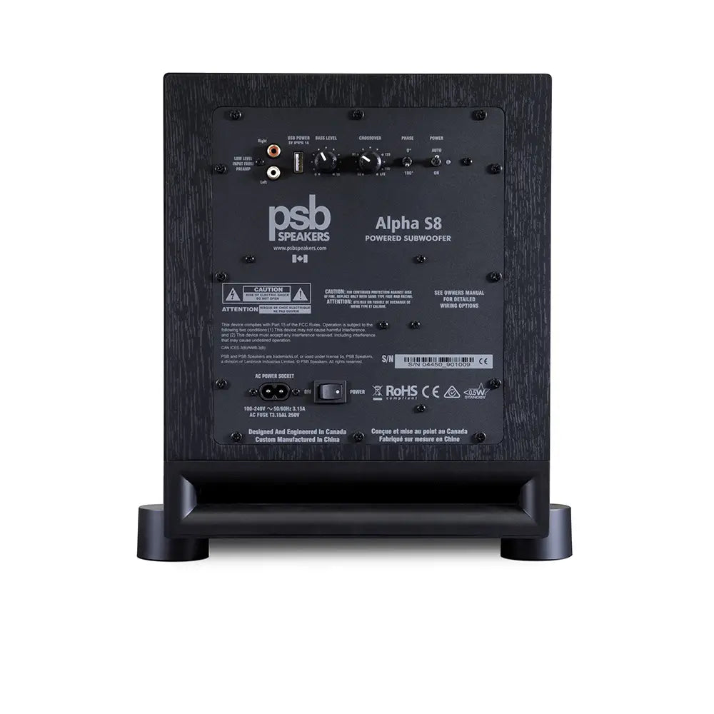 PSB Alpha S8 Subwoofer 8"
