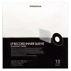 Nagaoka GRS-LP10 Glassine LP Inner Sleeves (10-Pack)