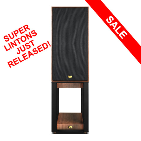 WHARFEDALE DOVEDALE HERITAGE SPEAKERS WITH MATCHING STANDS - ON SALE