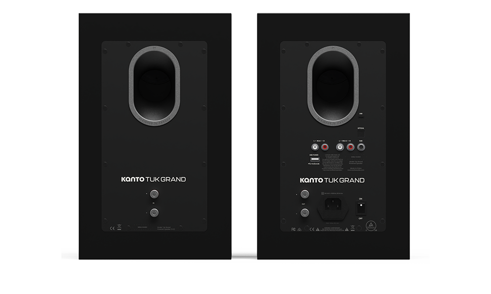 Kanto TUK Grand G2 Large Premium Powered Speakers with AMT Tweeter (Pair)