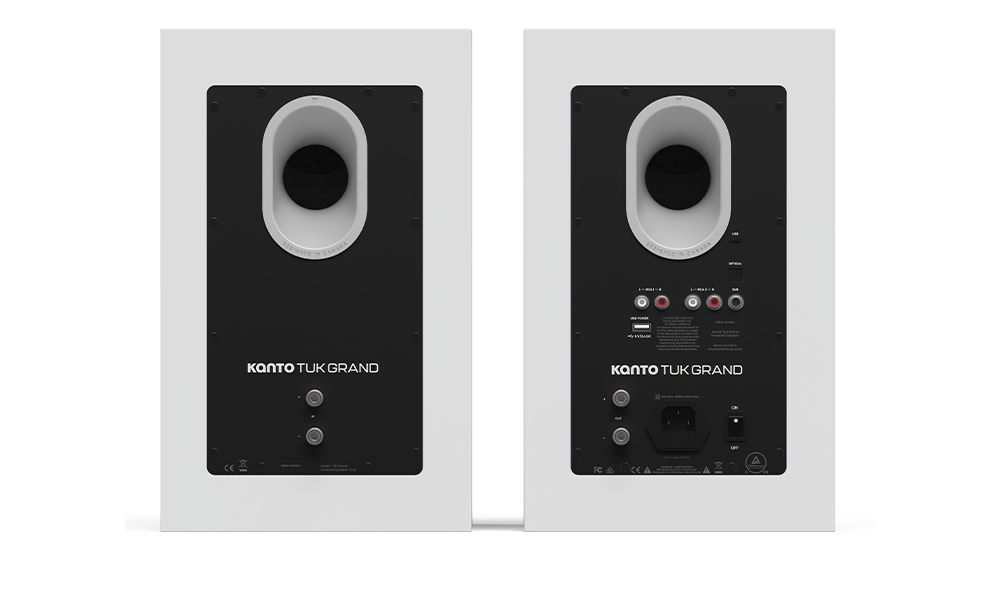 Kanto TUK Grand G2 Large Premium Powered Speakers with AMT Tweeter (Pair)